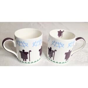 Pair of Wild Goose "A Gift of Imagination" 10 oz. Bone China Mugs